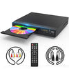 HD DVD Player, CD Players for Home, DVD Players for TV, HDMI and RCA Cable Included, Up-Convert to HD 1080p, All Region, Breakpoint Memory, Built-in PAL/NTSC, USB 2.0, Tojock