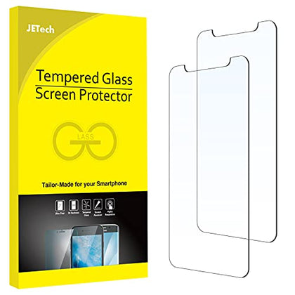 JETech Screen Protector for iPhone 11 Pro, iPhone Xs and iPhone X 5.8-Inch, Tempered Glass Film, 2-Pack