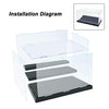 Figure Display case Box Suitable for Lego Minifigures Series Figure Blocks Toys Acrylic Dustproof Showcase Base