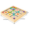 Wooden Sudoku Puzzles Board Game with Drawer (Colorful) - Math Brain Teaser Toys Educational Desktop Game Train Logical Thinking Ability