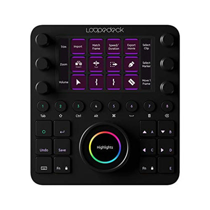 Loupedeck Creative Tool - Professional Custom Editing Console for Photo, Video, Music and Design