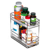 HOLDN STORAGE Spice Rack Organizer for Cabinet, Heavy Duty - Pull Out Spice Rack 5 Year Warranty - Spice Organization 4