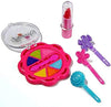 nv12 collections make-up beauty set with hair dresser & accessories toy for girls, pink