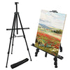 RRFTOK 72Inches Display Easel Stand,Art Adjustable Metal Easel for Painting Canvases Height from 22-72for Table-Top/Floor Painting, Displaying