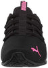 PUMA womens Cell Cross Trainer, Puma Black-luminous Pink, 5.5 US