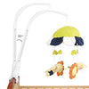HLEEDUO DIY 23 inch Baby Crib Mobile Holder, The Claw Part can be Adjusted Width, Crib Mobile arm with Music Box