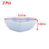 2 Pcs Hamster Ceramic Food Bowl Anti-Turning Food & Water Dish for Hamster Gerbil Hedgehog Rat Rodent (Green and Purple)