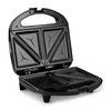 Elite Gourmet ESM-2207 Sandwich Panini Maker Grilled Cheese Machine, Tuna Melt Omelets PFOA-Free Non-stick Surface, 2 Slice, Black