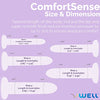 Silicone Pelvic Floor Muscle Dilator Exerciser Trainer Set by VWELL (Complete 5 Kit System)