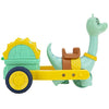 Dino Ranch Min and Clovers Care Cart Vehicle - Features 5 Dino Clover Care Cart and 3 Rancher Min - Three Styles to Collect - Toys for Kids Featuring Your Favorite Pre-Westoric Ranchers