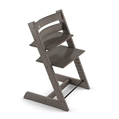 Tripp Trapp Chair from Stokke, Hazy Grey - Adjustable, Convertible Chair for Toddlers, Children & Adults - Convenient, Comfortable & Ergonomic - Classic Design