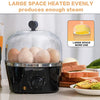 ALL NEW 2023 Oroton 304 stainless steel inside and outside, Rapid Egg Cooker, 9 Egg Capacity Electric Egg Cooker for Hard Boiler Eggs,Poacher Eggs, Scrambled Eggs, Scrambled,Soft,Medium, Hard Boiled with Auto Shut-Off,30 Minutes Timer Settings