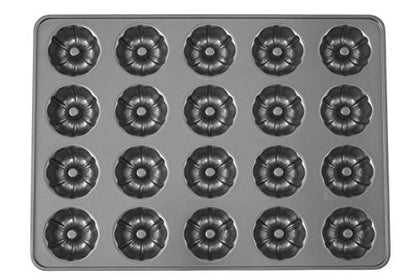 Wilton Perfect Results Premium Non-Stick Mega Mini Fluted Tube Pan, 20-Cavity