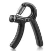 NIYIKOW Grip Strength Trainer, Hand Grip Strengthener, Adjustable Resistance 22-132Lbs (10-60kg), Non-Slip Gripper, Perfect for Musicians Athletes and Hand Injury Recovery (Black, 1 Pack)