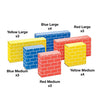 Bankers Box at Play Cardboard Building Blocks, 20 Pack, Large and Medium Cardboard Blocks for Kids