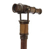 Hollywood Walking Stick Collectors Telescope Wooden Walk Cane Marine Prop