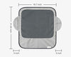 Minnebaby Extra Large Booster Chair Protector Cover, Dining Chair Seat Cover for Booster Seat, Grey