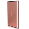 Maxone 500GB Ultra Slim Portable External Hard Drive HDD USB 3.0 for PC, Mac, Laptop, PS4, Xbox one - Rose Pink