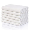 SIMPLI-MAGIC Cotton Set, Towels, 24x46, White, 6 Count