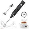 Milk Frother Handheld, Gbivbe Rechargeable Whisk Drink Mixer for Coffee with Art Stencils, Mini Foamer for Cappuccino, Hot Chocolate Match, Frappe, Hot Chocolate, Egg Whisk