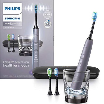 Philips Sonicare DiamondClean Smart 9300 Rechargeable Electric Power Toothbrush, Grey, HX9903/41