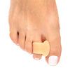 ZenToes Gel Toe Separators for Overlapping Toes, Bunions, Big Toe Alignment, Corrector and Spacer - 4 Pack (Beige)