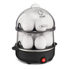 BELLA Rapid Electric Egg Cooker and Omelet Maker with Auto Shut Off, for Easy to Peel, Poached Eggs, Scrambled Eggs, Soft, Medium and Hard-Boiled Eggs, 14 Egg Capacity Tray, Double Tier, Black