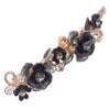 6 Colorful Vintage Decorative Flower Design Metal Gold Tone Hair Pins Slides Accessories Women Girls