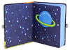 MOLLYBEE KIDS Outer Space Lock and Key Diary for Boys and Girls, 208 Lined Pages