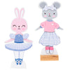 Stephen Joseph, Magnetic Dress Up Doll Bunny and Mouse