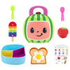 CoComelon Lunchbox Playset - Includes Lunchbox, 3-Piece Tray, Fork, Spoon, Toast with Egg, Apple, Popsicle, Activity Card - Toys for Kids, Toddlers, and Preschoolers