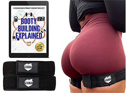 PRITI FIT BFR Booty Bands for Women-Includes 8 Week Guide for Legs, Glutes&Hip Building, Blood Flow Restriction Occlusion Workouts,Best Fabric Resistance Loop,Tone&Lift Your Butt,Squat,Thigh,Fitness