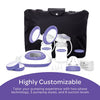 Lansinoh Signature Pro Double Electric Breast Pump, Portable , 3 Power Options, LCD Display, Includes Breast Pump Bag, 25mm Breast Pump Flanges and 2 Lansinoh Baby Bottles