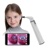 Wireless Otoscope Ear Camera with Dual View, 3.9mm 720PHD WiFi Ear Scope with 6 LED Lights for Kids and Adults, Compatible with Android and iPhone