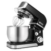 Kitchen in the box Stand Mixer,3.2Qt Small Electric Food Mixer,6 Speeds Portable Lightweight Kitchen Mixer for Daily Use with Egg Whisk,Dough Hook,Flat Beater (Black)