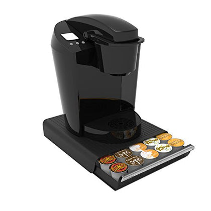 Mind Reader Anchor Collection, Single Serve Coffee Pod Drawer, 30 Coffee Pod Capacity, Countertop Organizer, Coffee Machine Base, 12.75