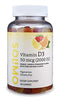 Amazon Basics Vitamin D3 2000 IU Gummies, Orange, Lemon & Strawberry, 160 Count (2 per Serving) (Previously Solimo)