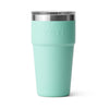 YETI Rambler 16 oz Stackable Pint, Vacuum Insulated, Stainless Steel with MagSlider Lid, Seafoam