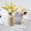 Dry Flower Vases, Ceramic Vase, Living Room Decoration,Flower Arrangement Decoration Shooting Props,Best Gift Yellow