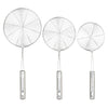 Swify Spider Strainer Set of 3 Asian Strainer Ladle Stainless Steel Wire Skimmer Spoon with Handle for Kitchen Frying Food, Pasta, Spaghetti, Noodle-30.5cm, 32cm, 35cm