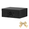 Black Gift Box Large 13x11x5.3 Inches, Black Box with Ribbon with Lid Magnetic Closure, Christmas Gift Box, Gift Boxes for Present Graduation Storage (Matte Black)