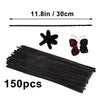 150 Pieces Black Pipe Cleaners Chenille Stem, Pipe Cleaners Chenille Stem, Craft Pipe Cleaners, Art Pipe Cleaners, Fuzzy Sticks for Creative Home Arts and Crafts Project Decoration Supplies