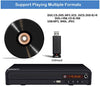 Compact DVD Player for TV, HDMI DVD Player for Smart TV Support 1080P Full HD,Multi-Region, MP3, DVD CD Players for Home, with HDMI/AV/USB/MIC, (not Blu-ray DVD Player)