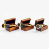 Miniature Beautiful Handcrafted Handheld Brass Telescope with Rosewood Box - Pirate Navigation Gifts - Nagina International (6 Inches, Polished Brass)