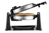 Chefman Rotating Belgian Waffle Maker, 180° Flip Iron w/ Non-Stick Plates, Adjustable Timer, Locking Lid, & Drip Plate, Space Saving Storage, Mess-Free Breakfast, Stainless Steel/Black