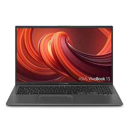 ASUS VivoBook 15 Thin and Light Laptop, 15.6 FHD, Intel i5-1035G1 CPU, 8GB RAM, 512GB SSD, Backlit KB, Fingerprint, Windows 10, Slate Gray, F512JA-AS54