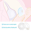 Breast Shells, 4 Pack Nursing Cups, Milk Saver, Protect Sore Nipples for Breastfeeding, Collect Breastmilk Leaks for Nursing Moms, Soft and Flexible Silicone Material, Reusable