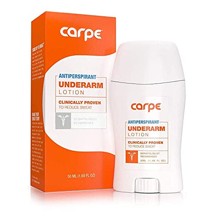 Carpe Underarm Antiperspirant and Deodorant, Clinical strength with all-natural eucalyptus scent, Combat excessive sweating Stay fresh and dry, Great for hyperhidrosis