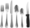 Pfaltzgraff Everyday Simplicity 53-Piece Stainless Steel Flatware Set, Service for 8