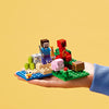 LEGO Minecraft The Creeper Ambush Building Toy 21177, Pretend Play Zombie Battle, Gift for Kids, Boys and Girls Age 7+ Years Old, Ore Mining and Animal Care with Steve, Baby Pig & Chicken Minifigures